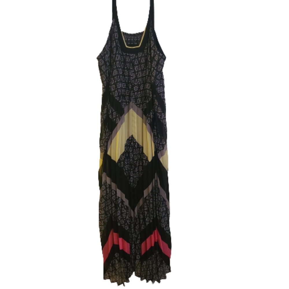 Lane Bryant Sleeveless Chevron Maxi Dress